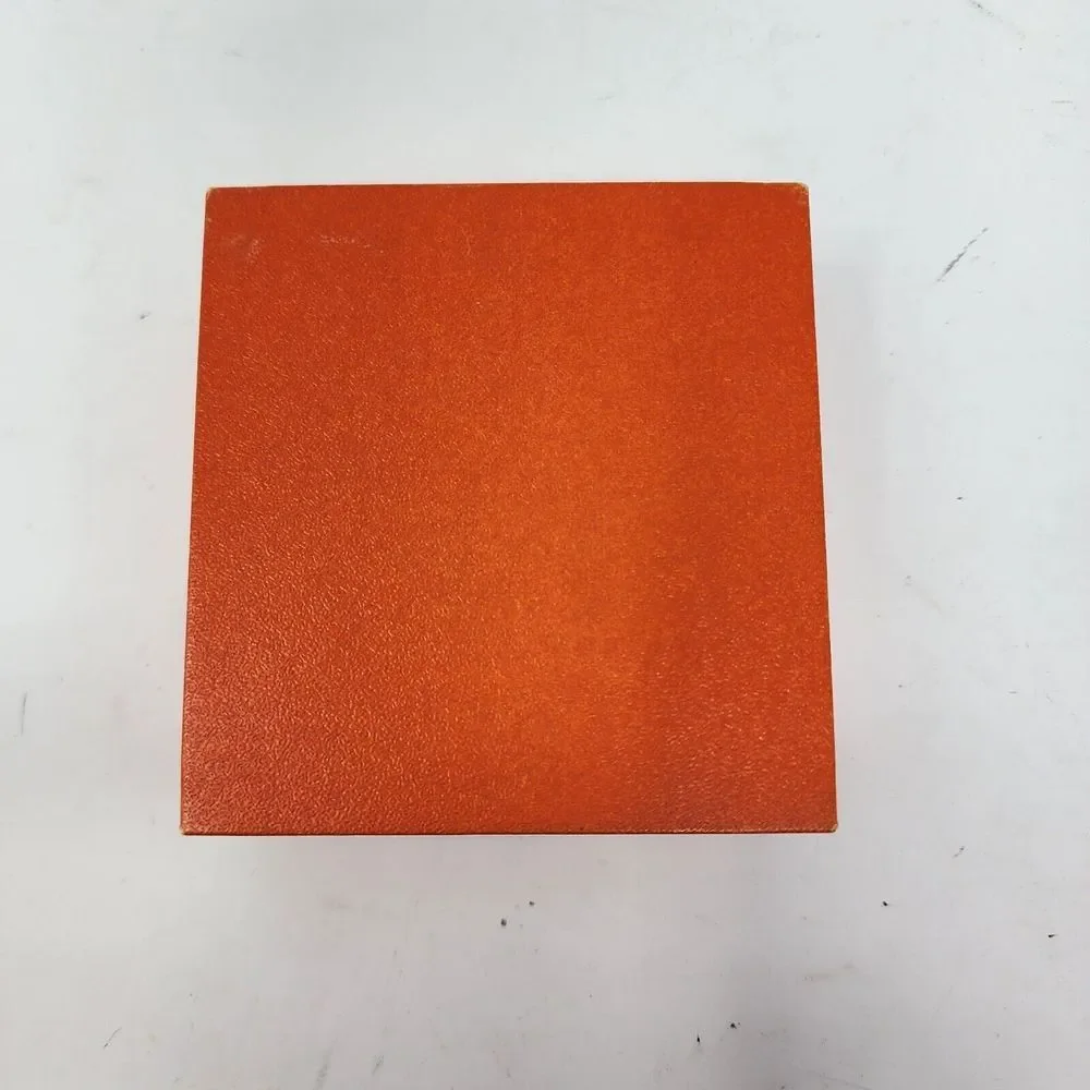Authentic Hermes Small Velvet Empty Gift Box‎ 3.5 x 3.5 x 1